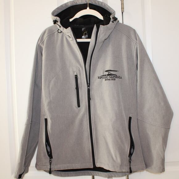 RIFUGIO SAPIENZA Etna Volcano Softshell Fleece-Lined Hooded Jacket | Large - Picture 1 of 9